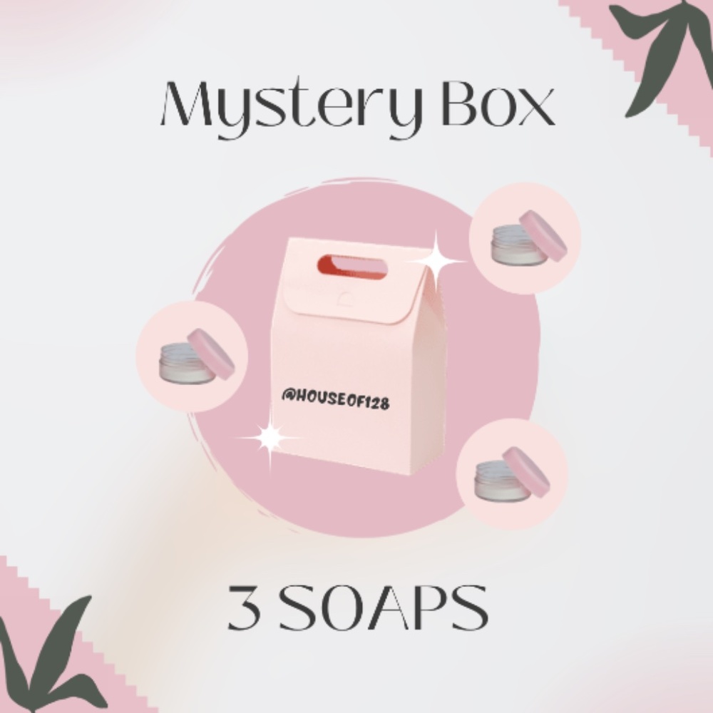 MYSTERY BOX OF (3)  SOAPS